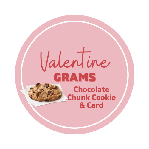 Valentine Grams - Chickfila Chocolate Chunk Cookie with Card