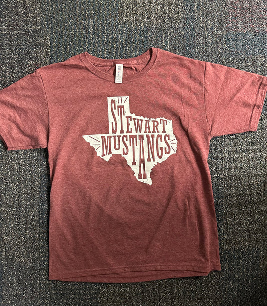 Stewart Texas Shirt - Maroon
