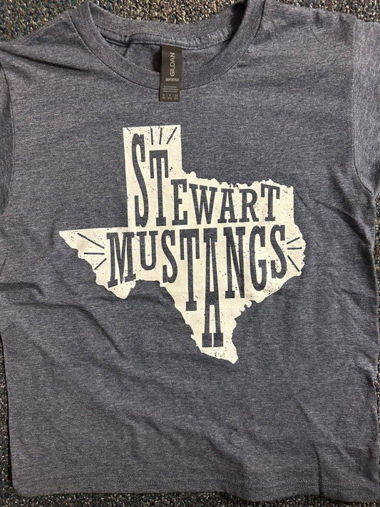 Stewart Texas Shirt - Heathered Navy